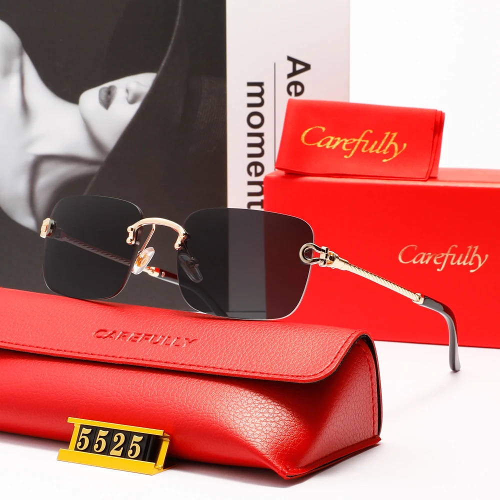 Classic Retro Style UV400 Sunglasses Rectangle Boundless Fashion Summer Eyewear Driving Leisure Glasses