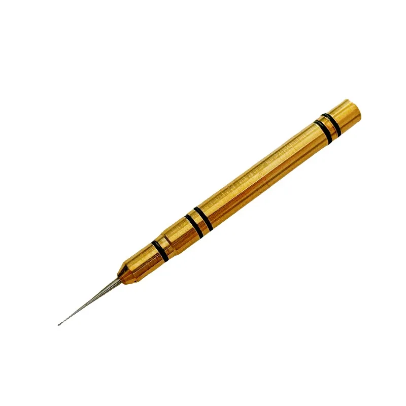 เครื่องมือซ่อมนาฬิกา, ปากกาเติมน้ำมันนาฬิกา, ปากกาเติมน้ำมันทองเหลือง, เข็มสองขนาด, กลไกนาฬิกา