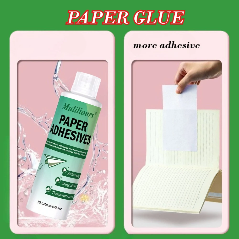 Paper Super Glue Strong Bonding Adhesive ForHandcrafted DIY Scrapbooking Paper Craft,Book Glue Student Stationery OfficeSupplies