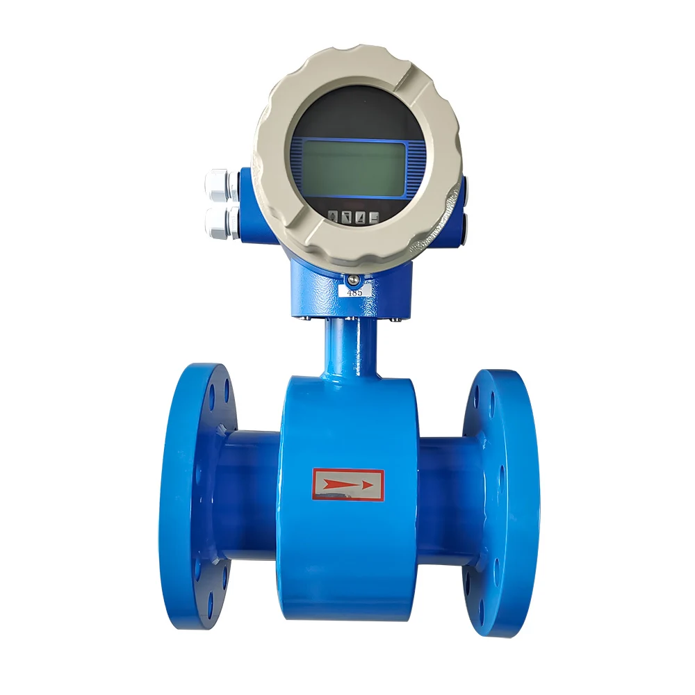 High Precision Water Flow Meter 0~30m3/h Sensor Diameter DN10~ DN600 Accuracy 0.5% Digital Liquid Electromagnetic Flowmeter