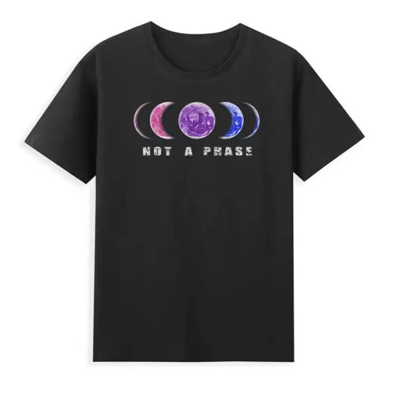 Not a Phase Bi Bisexual with Moon Pride Gay Homosexual Lesbian T Shirt