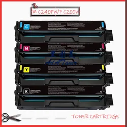 With Europe Chip 1SET 4PCS MC240 PC200 Toner For Ricoh MC240FW PC200W M C240FW P C200W Printer New Compatible Toner Cartridge