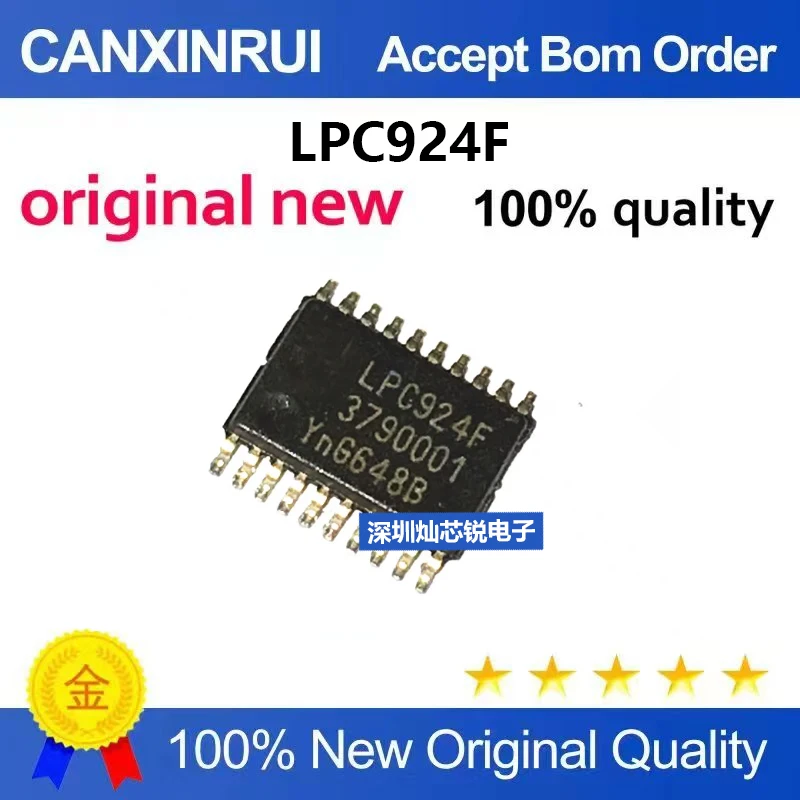 (5-100pieces)LPC924F New Model P89LPC924FDH TSSOP20 Pin Brand New Chip Surface Mount IC