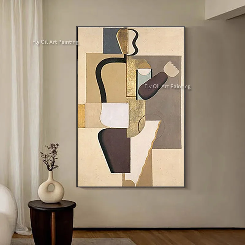 Famous Hand Painted Oil Painting Abstract Portrait Lady Picasso Wall Art Picture Handmade Home Wall Decor Poster Unique Gift