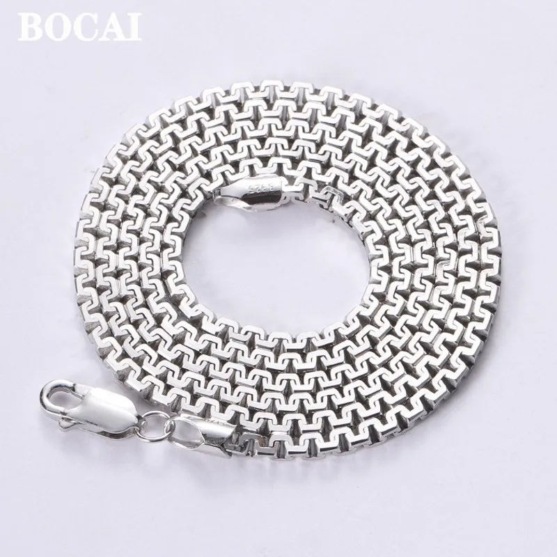 bocai colar galvanizado masculino joia real s925 prata corrente da grande muralha dourada branca moda original atacado 18k 01