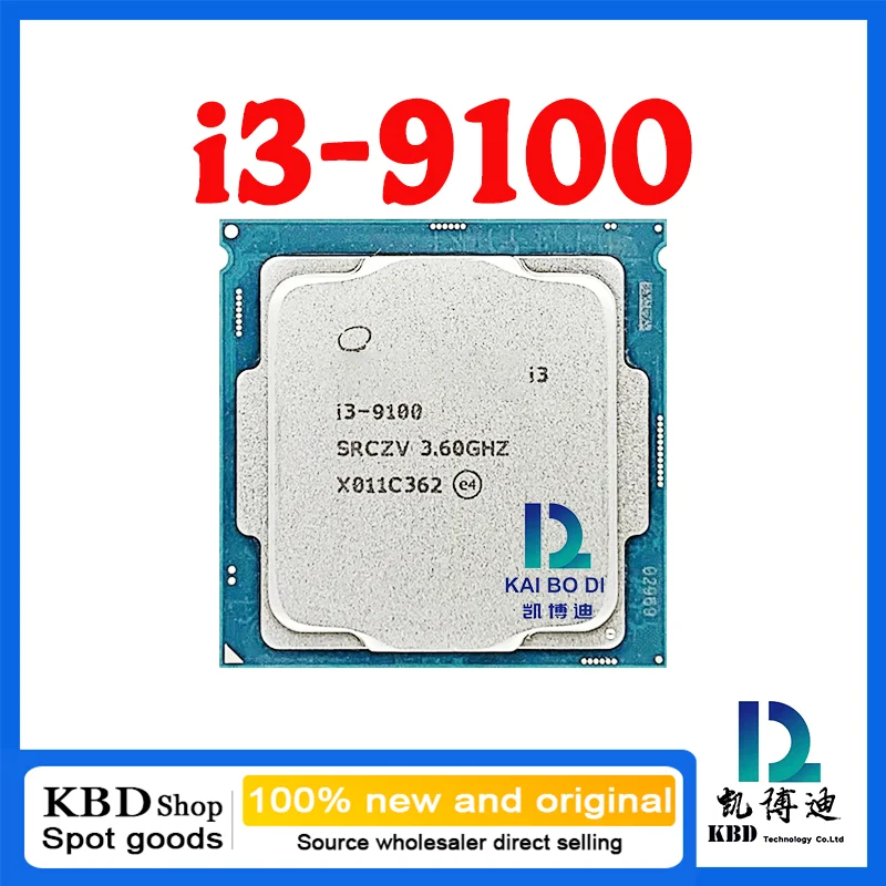 

I3-9100/9100F/9100T 100% новый и оригинальный центральный процессор