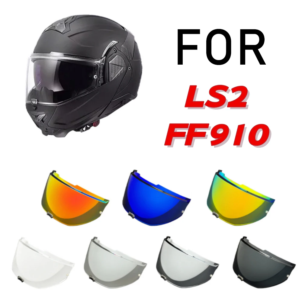 Motorcycle Helmet Visor for FF910 Flip UP Shield Windshield Capacete Moto Helmet Accessories Anti-UV with Anti Fog Stickers