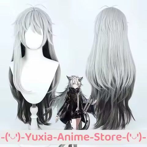 Arknights Lappland Cosplay Wig Anime Game Roleplay Party Costume Prop Synthetic Hair Heat Resistant Fiber
