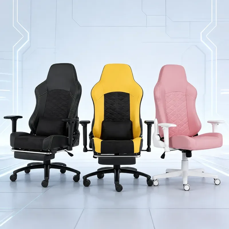 Ergonomic Gaming Chair with Adjustable Height Comfortable Office Computer Seat for Home Internet Cafe Competitive Gaming Use