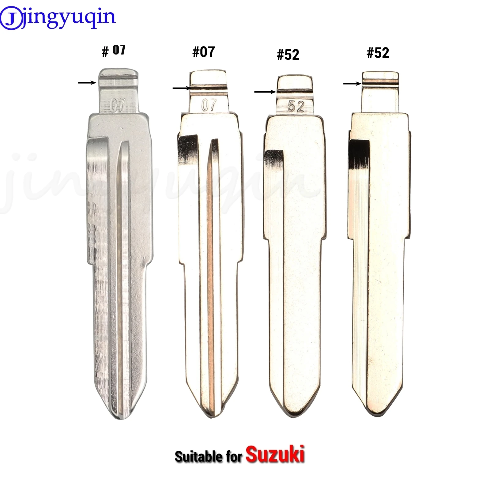 

jingyuqin #7 #52 Car Key Ucut Blade no.52 no.7 For Suzuki Grand Vitara Ignis Liana Samurai Swift Sx4 S-Cross