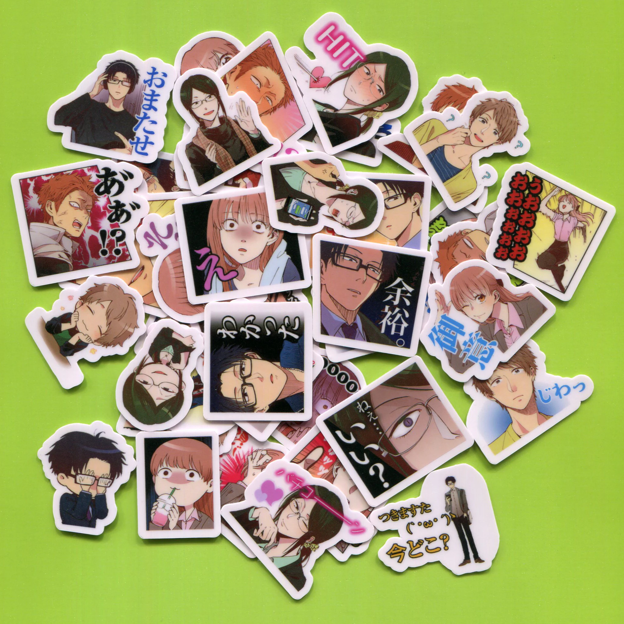 40pcs Wotakoi: Love Is Hard for Otaku 2-3cm Sticker