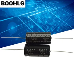 5PCS original ELCNK SA horizontal axial polarized aluminum electrolytic capacitor 500V 33uf 16X31mm