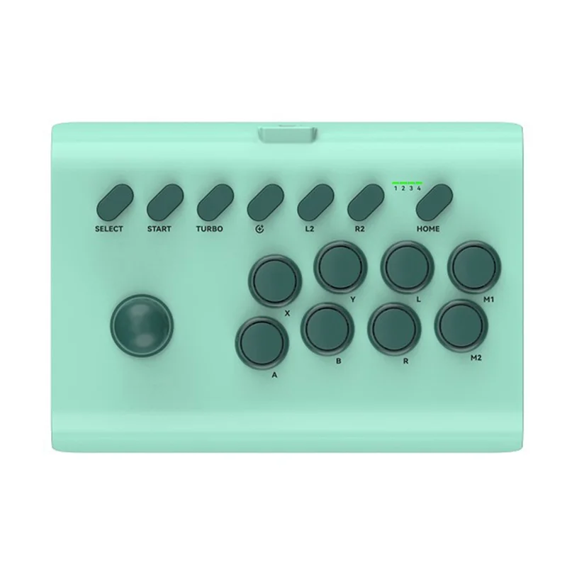 【Superdeals】عصا التحكم في الألعاب Retro Arcade Rocker سماعة لاسلكية تعمل بالبلوتوث سلكية 2.4G تحكم للتبديل نينتندو سويتش PS4 Du