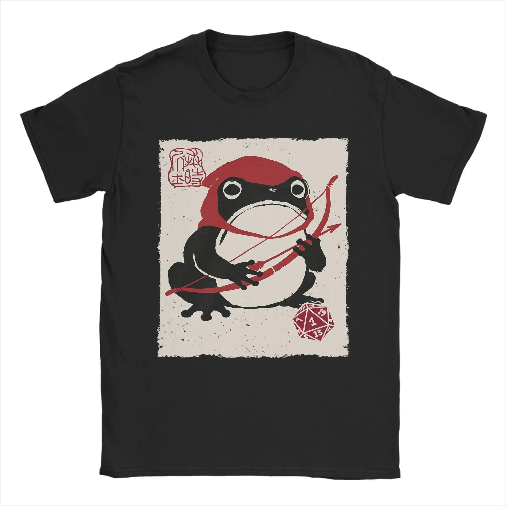 Camiseta Harajuku Beach NAT 1 DND Board Games Ranger, camisetas divertidas de moda japonesa con diseño de rana grumpy para hombre, camisetas de manga corta