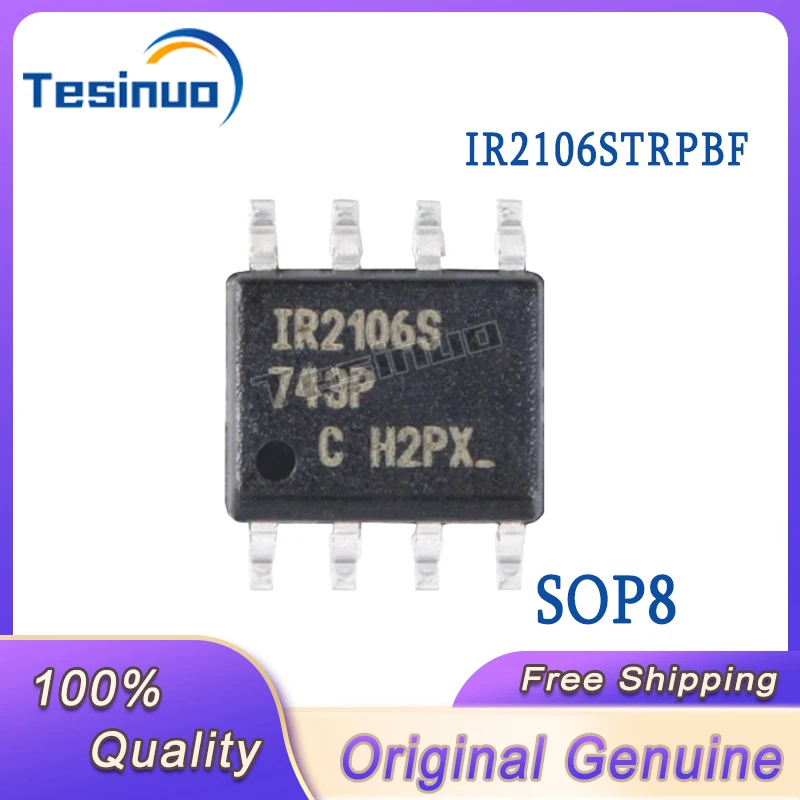 

10/PCS New Original IR2106STRPBF IGBT Half Bridge Driver Chip Patch SOP-8 IR2106S In Stock