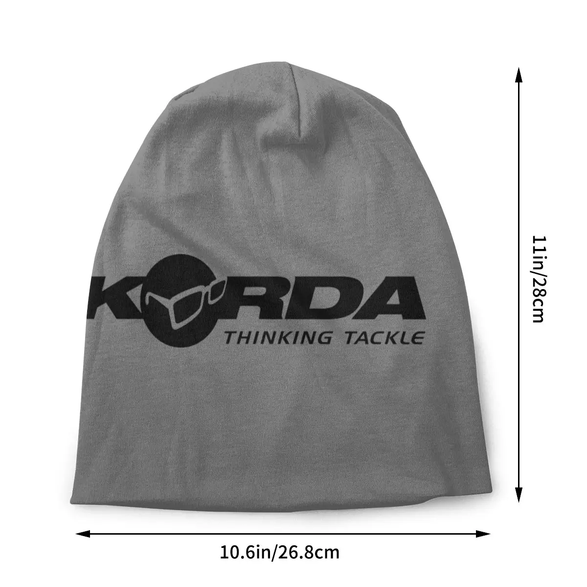 Kordas Fishing Logo Hip Hop Slouch Beanies Caps Unisex Bonnet Winter Warm Knit Hat Men Women Adult Beanie Hats Outdoor Ski Cap