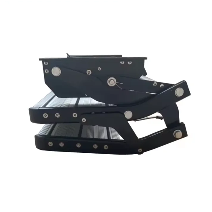 High Quality Four-Step RV Caravan Folding Steps Aluminum Alloy Camper Accessories For Camping Use Air Type Locks - view 6
