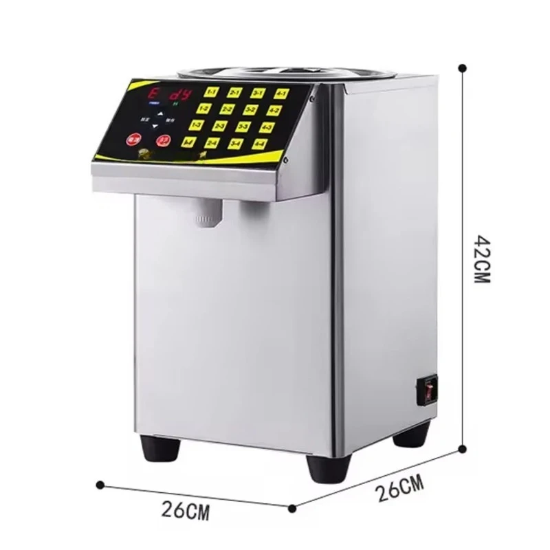 Syrup dispenser 16 grid dosing machine automatic fructose dispenser miniature stainless steel