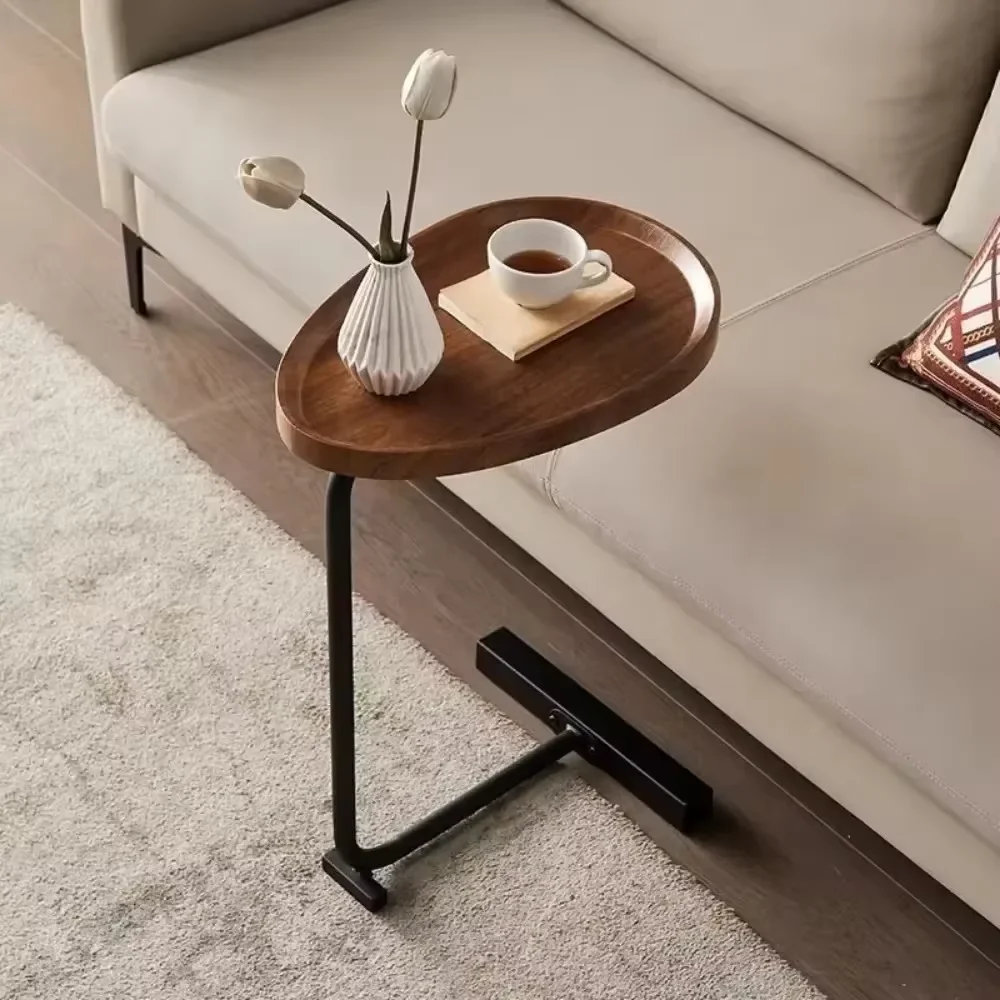 

Coffee Tea Table Side Table C-Shaped Sofa Mobile Simple Storage Desk Bedside Corner Small Sofa Sides Cabinet Family Tea Tables