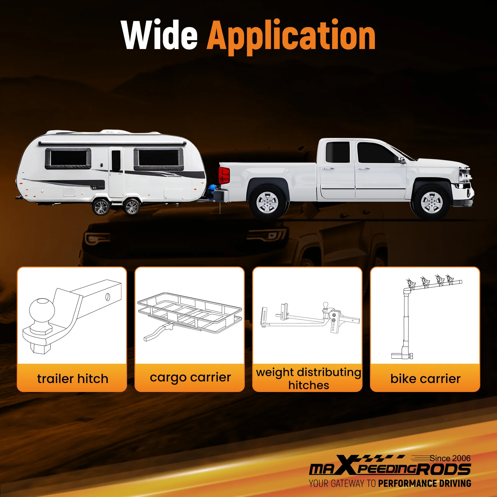 Trailer Hitch Receiver for Can-Am Defender & MAX / PRO HD5 HD7 HD8 HD9 HD10