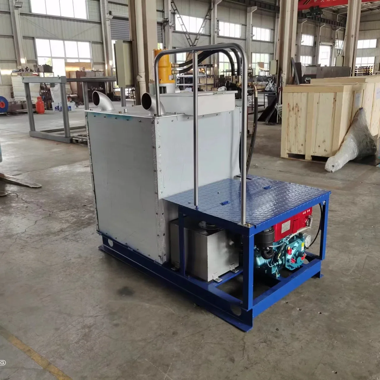 Pre-heating Single Tank Thermoplastic Paint Preheater Kettle Boiler for Hot Melt Road Marking Paint for Paint Line