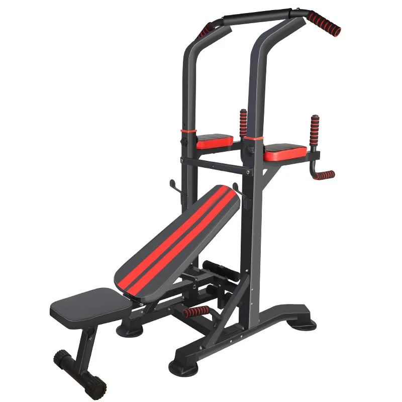 Attrezzatura per allenamento per la forza della palestra domestica Stazione di immersione push up multifunzionale Barra di trazioni Stazione di immersione della torre di alimentazione