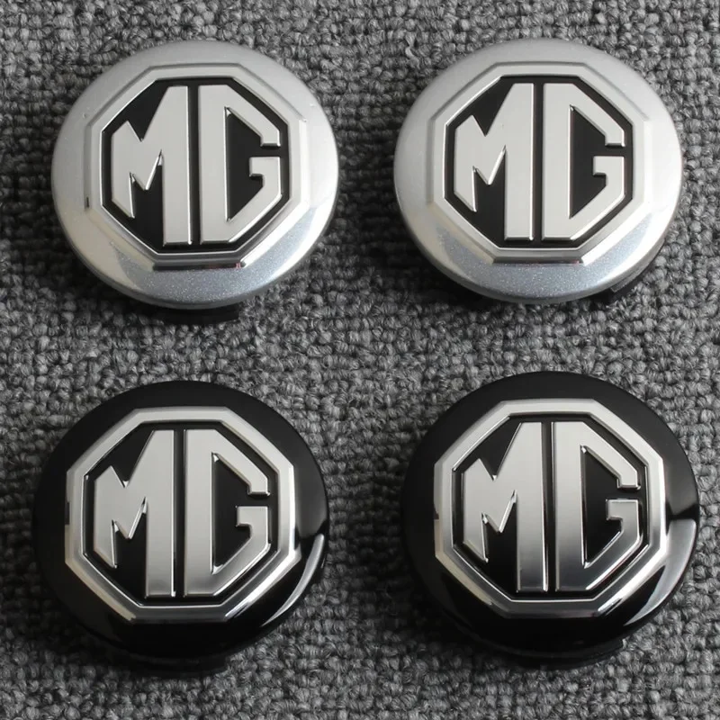4Pcs 56mm Durable Auto Wheel Rim Hub Cap Badge for MG ZS EV HS EHS PHEV MG3 MG4 MG5 MG6 MG7 GT ZR Wear Resistant Center Covers