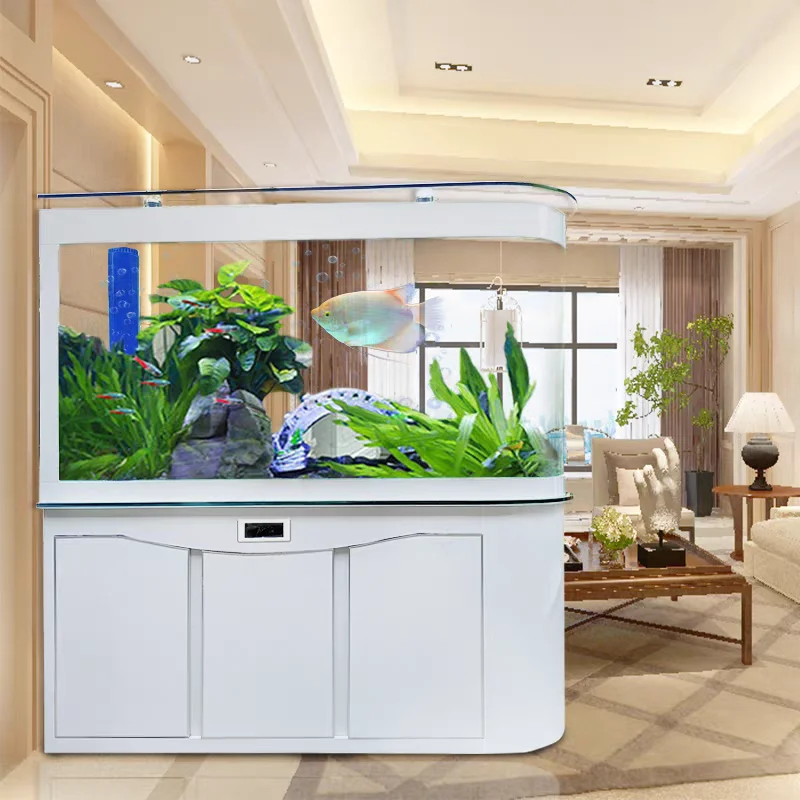 Personalizzazione. Luce LED ecologica per acquario in vetro ovale di grandi dimensioni creativa con alimentatore plug-in ricaricabile per camera da letto Livin