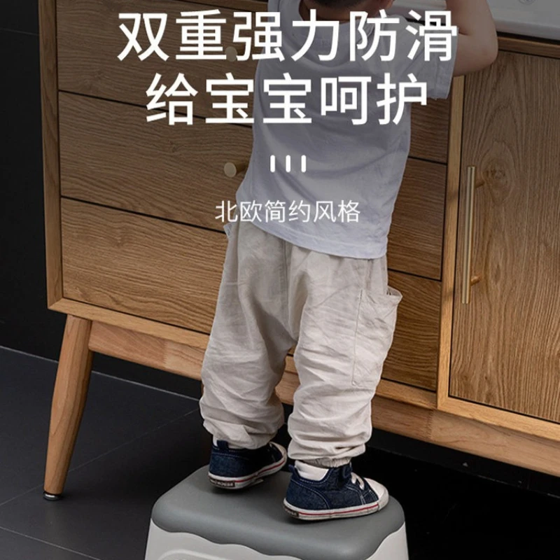 Thickened Plastic Square Stool30CM Height, Stackable Anti-slip Low Bench For Kids Adults Household Living RoomBathroom Daily Use
