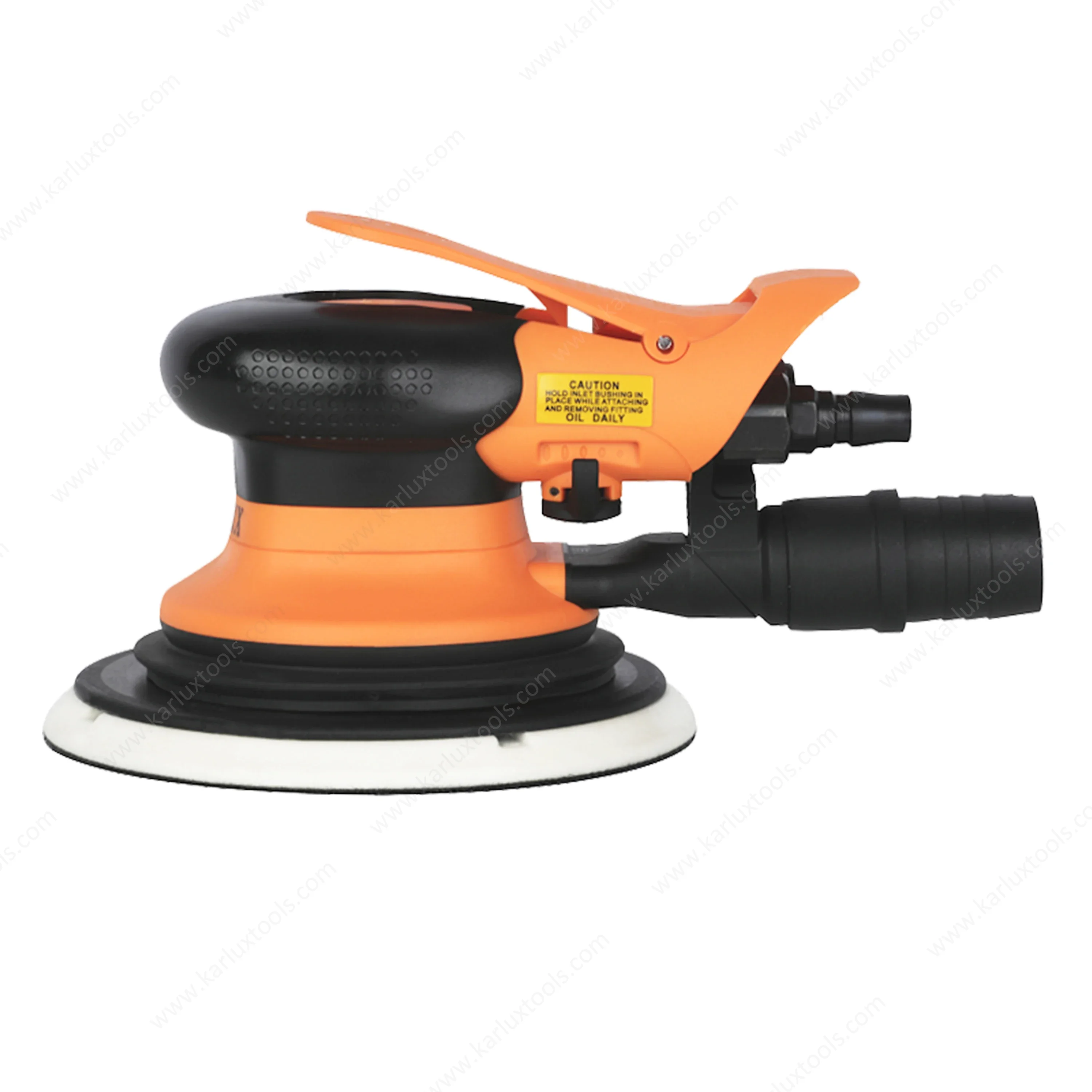 6Inch Orbit Palm Pneumatic Sander Lightweight Low Vibration Air Powered Random Orbit Sander for Autobody Automotive Wood Working