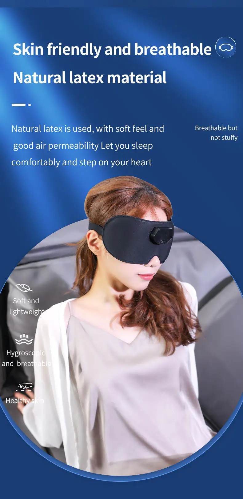 Special Hot Selling Compression Fatigue Electronic Mini Relax Vibration Eye Care Massager With Heat Music