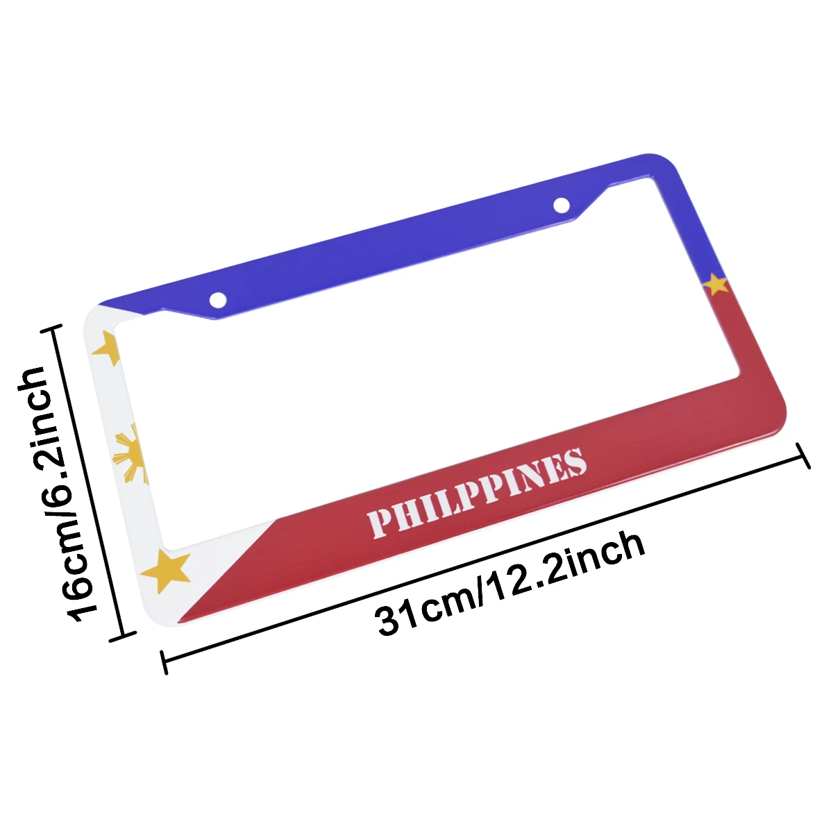 Philippine License Plate Panda Frame Automobile SUV Luggage Accessories