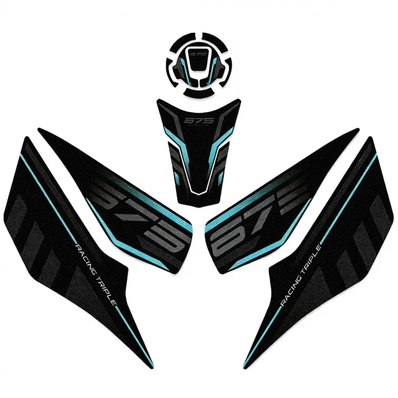 For 675SR 675SS 675SR-R 2025 2026 Motorcycle Anti-slip Tank Pad Sticker Knee Grip Protection Decals Accessories Waterproof