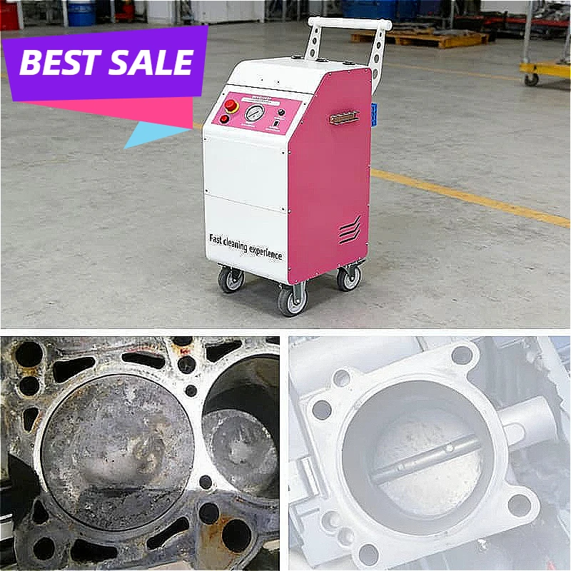 Dry Ice Blasting Removal Rust Dirt Oxide Surface Laser Cleaning Machine Removal Metal Rust Paint Graffiti Hot Sale Customized