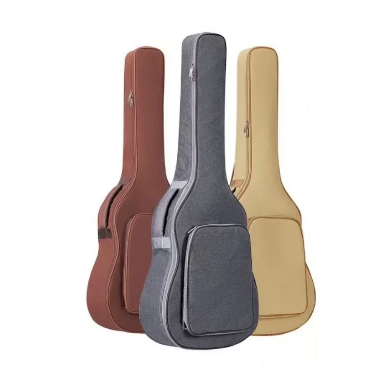 Funda impermeable de tela Oxford 600D para guitarra, mochila acolchada de doble hombro, 21-41 pulgadas, bolsa de transporte para instrumento Musical