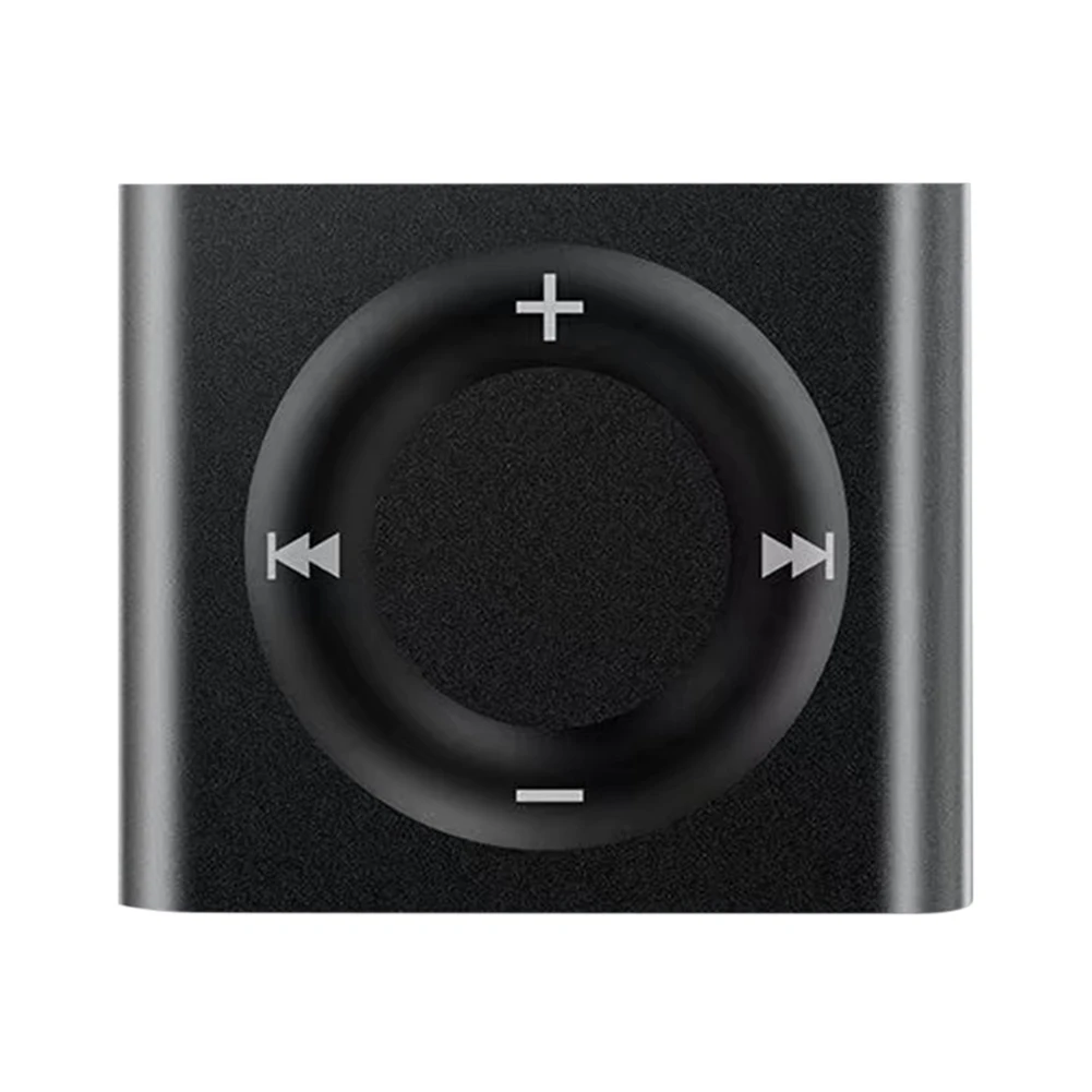 Mini Clip Reproductor MP3 con Altavoz Tarjeta TF Metálica Expansión 64G 180mAh (Negro)