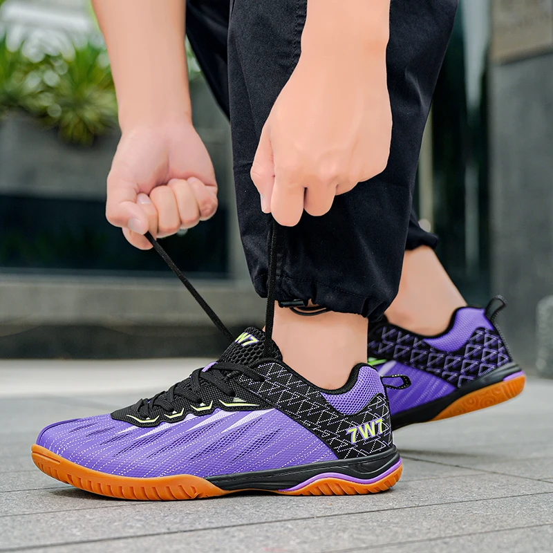 Professional Men's Table Tennis Shoes, Badminton Shoes, Lightweight Volleyball Shoes, Breathable Casual Sports Shoes