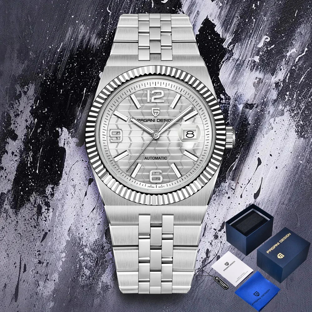 PAGANI DESIGN2025 Watch 8215 Luxury Automatic Mechanical Men's Watch Gift Box Sapphire Crystal stainless Steel YS027 Men's Watch
