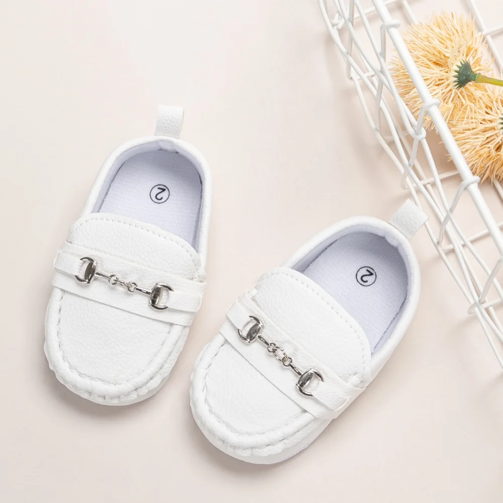 New Baby Shoes Cotton Soft Bottom Non-slip Baby Walking Shoes Unisex Leather Baby Shoes Toddler First Walkers Crib Shoes 0-18M