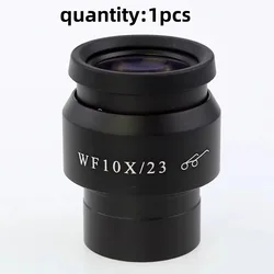 1PCS  WF10X-23mm Wide Field Eyepiece For Binocular Trinocular Stereo Microscope 30MM Installation Interface