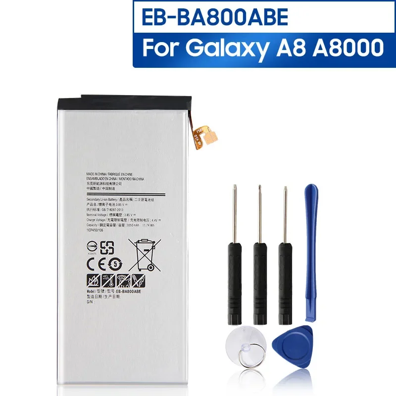 

NEW Replacement Phone Battery EB-BA800ABE For Samsung GALAXY A8 A8000 A800F A800S A800YZ Rechargeable Battery