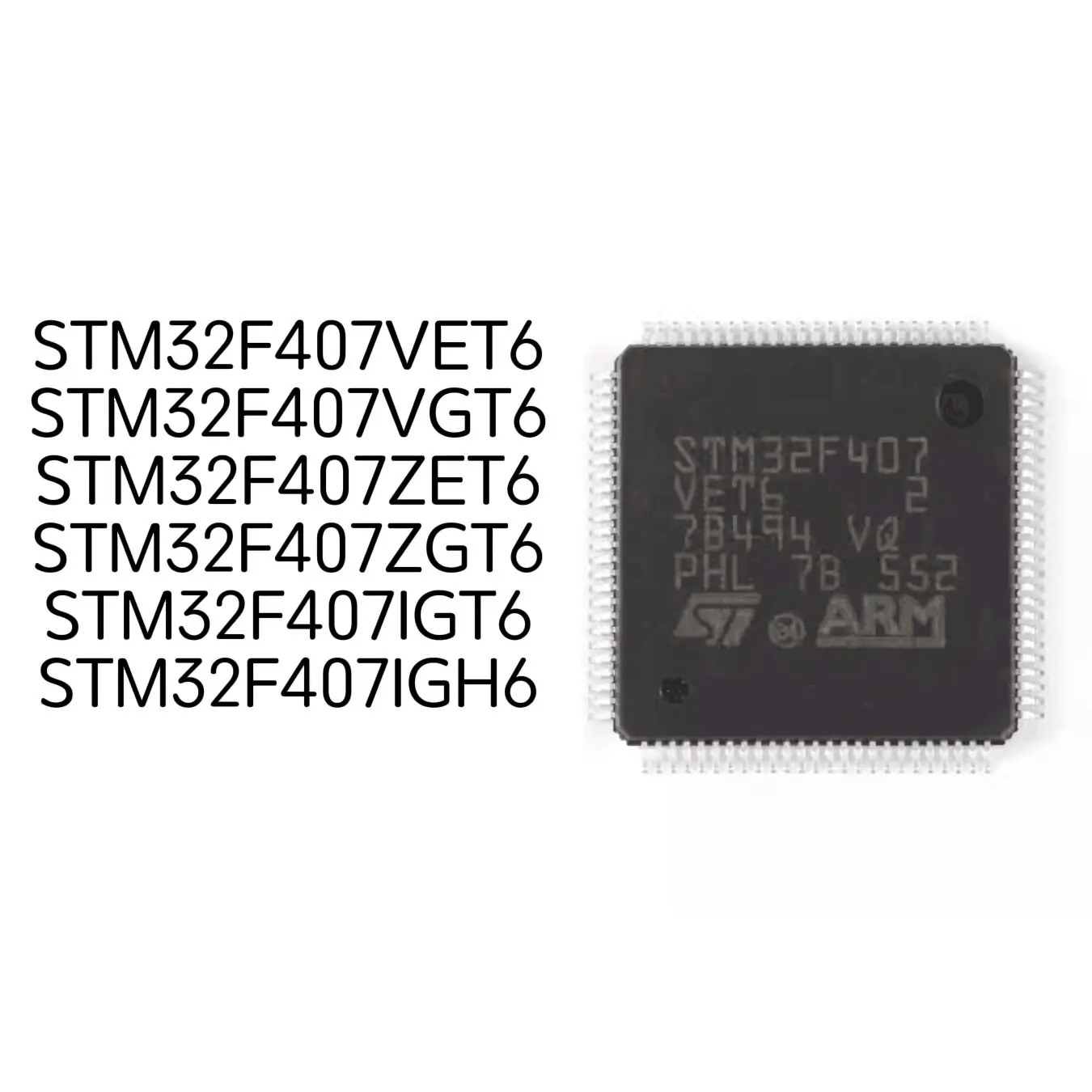 STM32F407/STM32F427/STM32F429/STM32F405  VET6 VGT6 ZET6 ZGT6 VGT6 RGT6 IGT6 IGH6 VGT6 VIT6 ZGT6 VET6 VGT6 VIT6 IGT6 ZGT6 IGT6