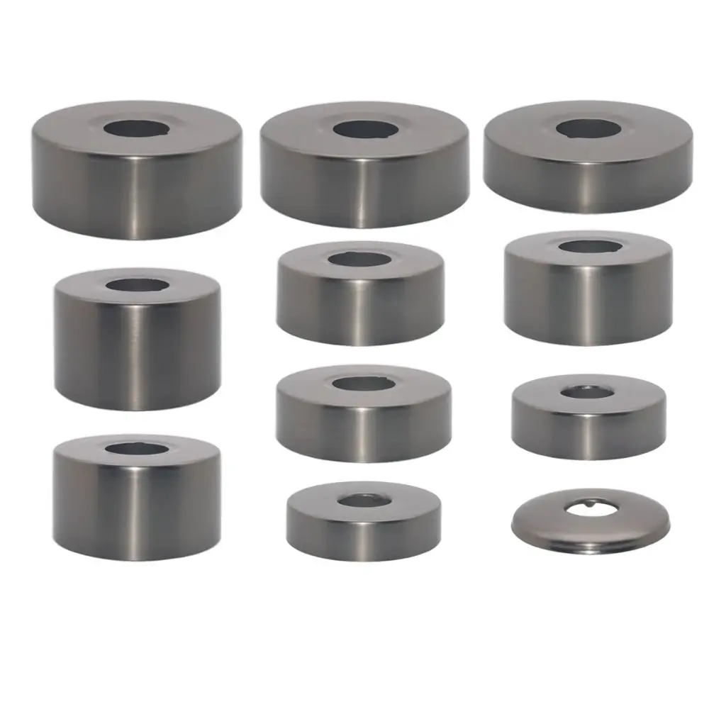 Fashion Stainless Steel Shower Faucet Cover Chrome Finish Faucet Decorative Cover Flange Cover Plate Shower Arm Flange