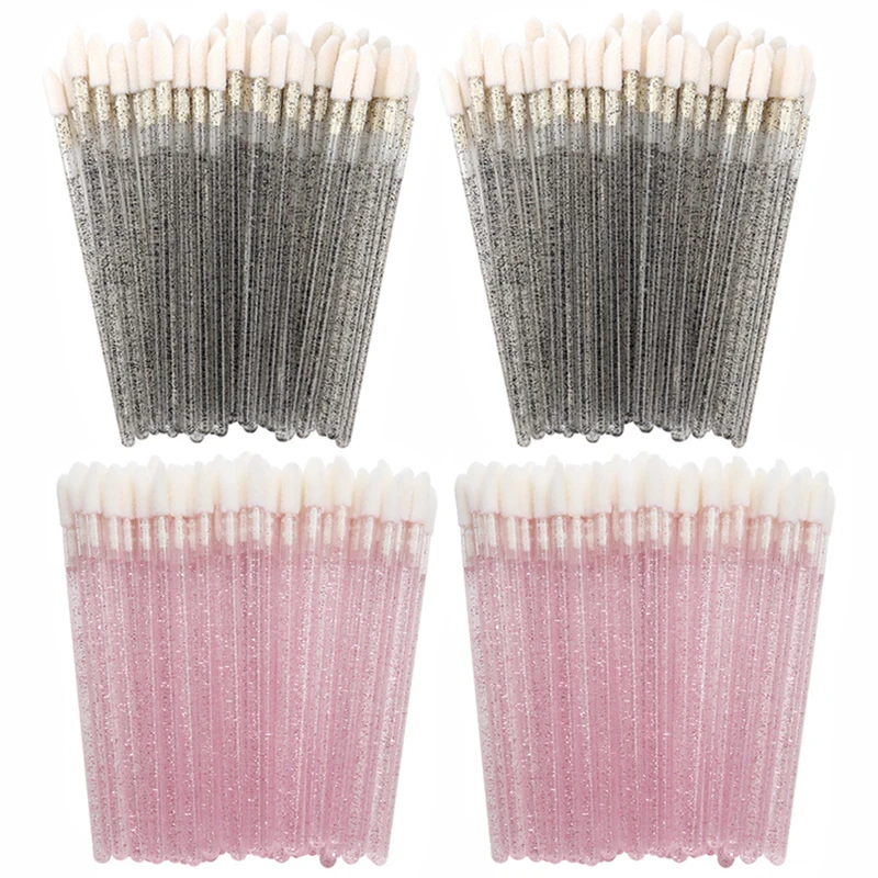 Disposable Lip 100/300PCS Brush Makeup Brushes Lipstick Applicator Wands Wholesale Eyelashes Extension Tool Beauty Accessories