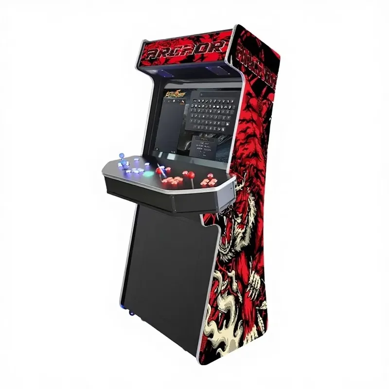 Wholesale indoor 4-player game classic arcade cabinet fighting game vertical retro arcade game machine 1 year 6000 games CE