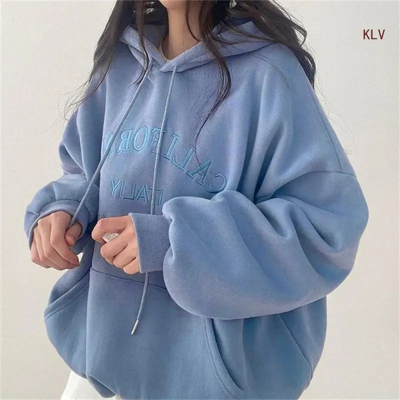 

Womens Oversized Hoodies Sweatshirts Solid Color Hooded Pullover Tops Sweaters Casual Loose Fall Fashion Outfits Clothes