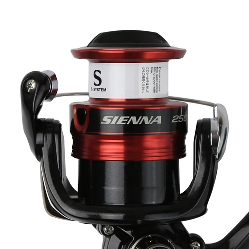 Imagen 2 del producto Shimano Sienna carrete de Pesca giratorio Original agua de mar agua dulce 500-4000 bobina de Ar-C equipo 3D aparejos de Pesca carrete de Pesca