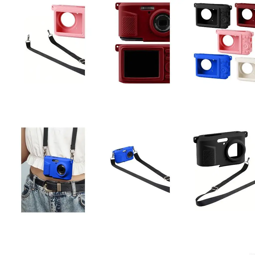 193A Flexible Silicone Case For PIXPRO FZ45 Camera Shell Shock Absorption Protectors