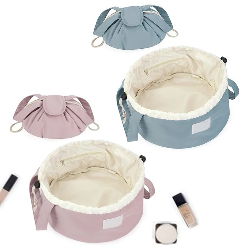 

1pcs Storage Bag Large Capacity Portable Drawstring Cosmetic Storage Travel Wash Bag Fashion Travel Storage Tool