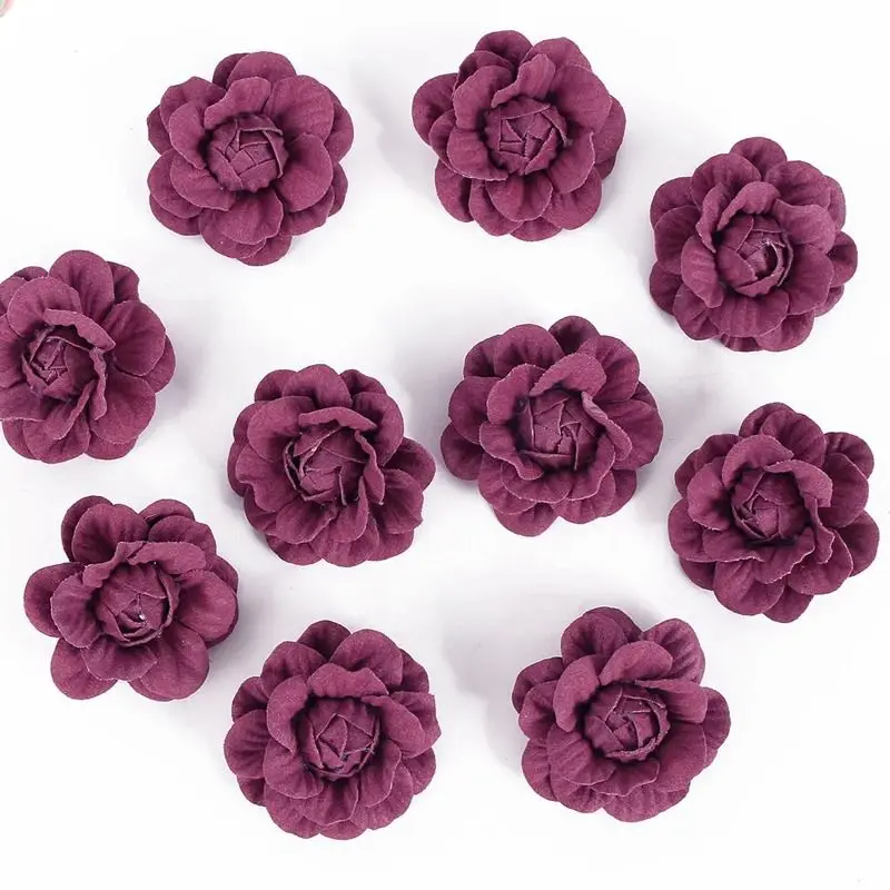 5/10Pcs artificiale fiore ecologico casa soggiorno decorazioni per feste decorazioni per ghirlande di nozze accessori per corpetto per capelli fai